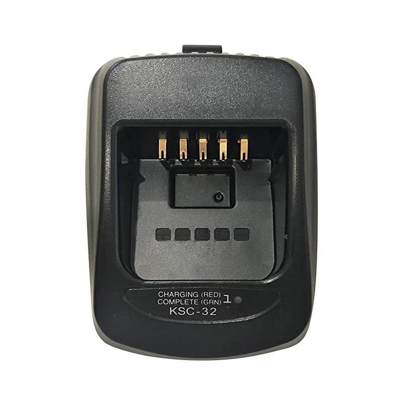 KSC32 Rapid Battery Charger with Power Adapter for Kenwood KNB31A KNB50NC KNB54N KNBN4 KNB32N KNB33L KNB41 KNB43L KNB47L KNB48L walkie Talkie