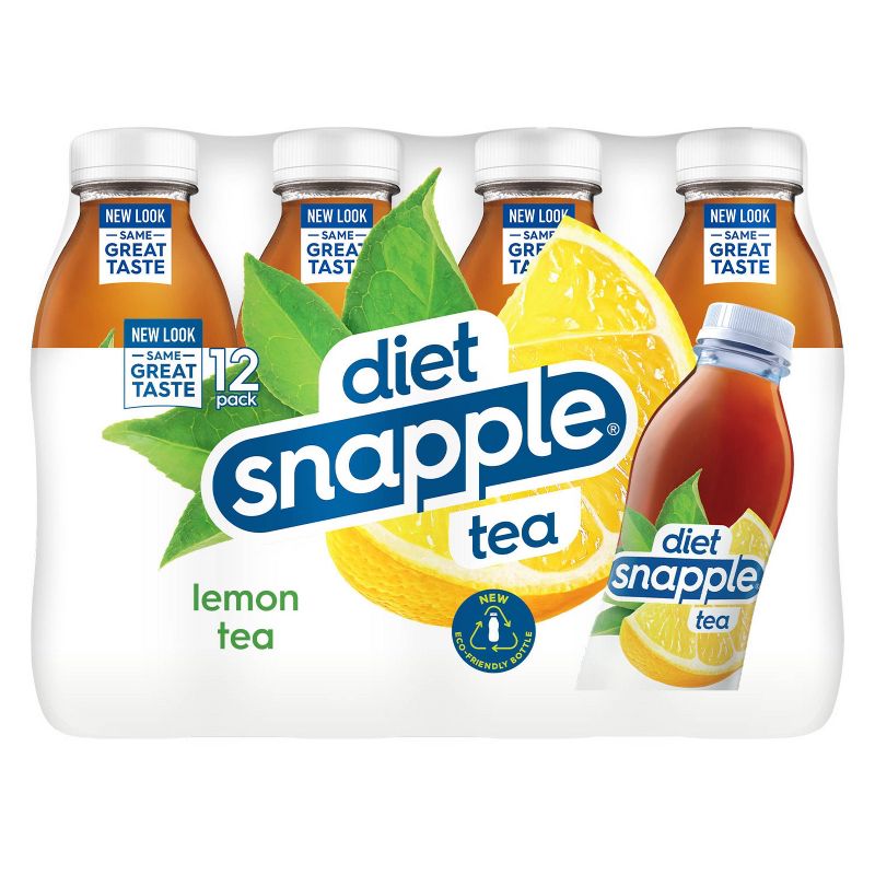 Diet Snapple Lemon Tea - 12pk/16 fl oz Bottles