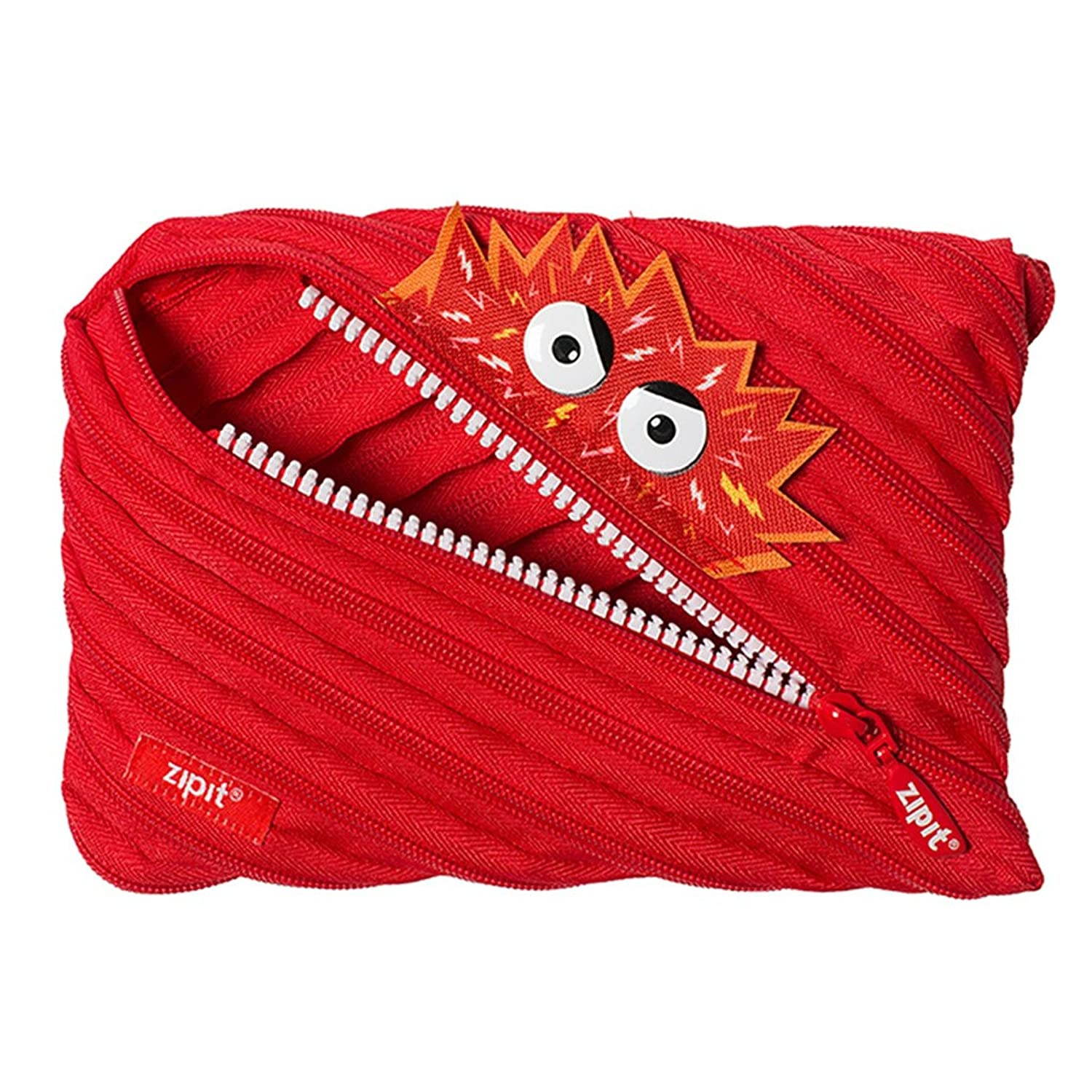 ZIPIT Talking Monstar Big Pencil Case, Red