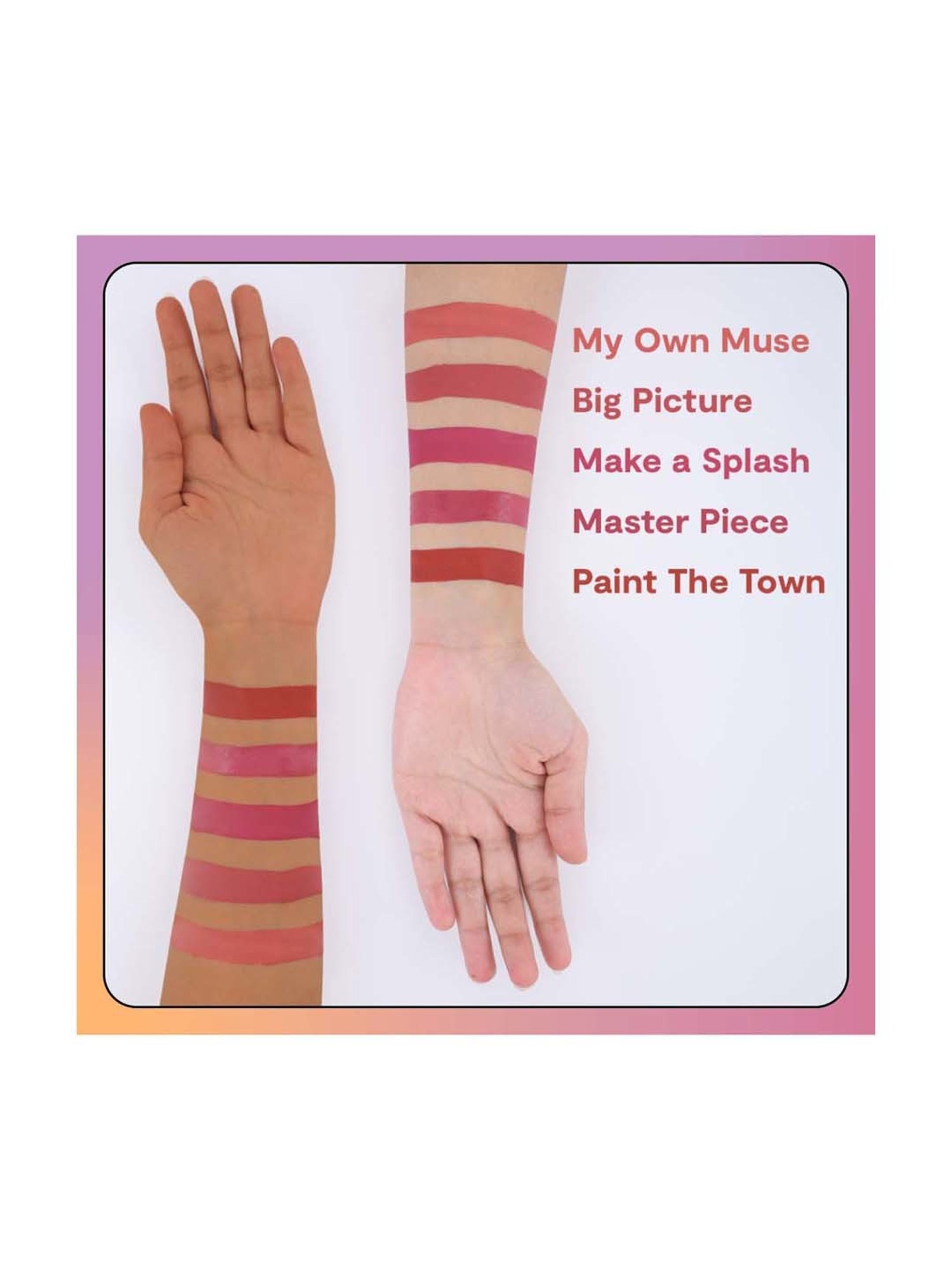 Gush Play Paint Lipstick Paint The Town Red - 2.8 ml