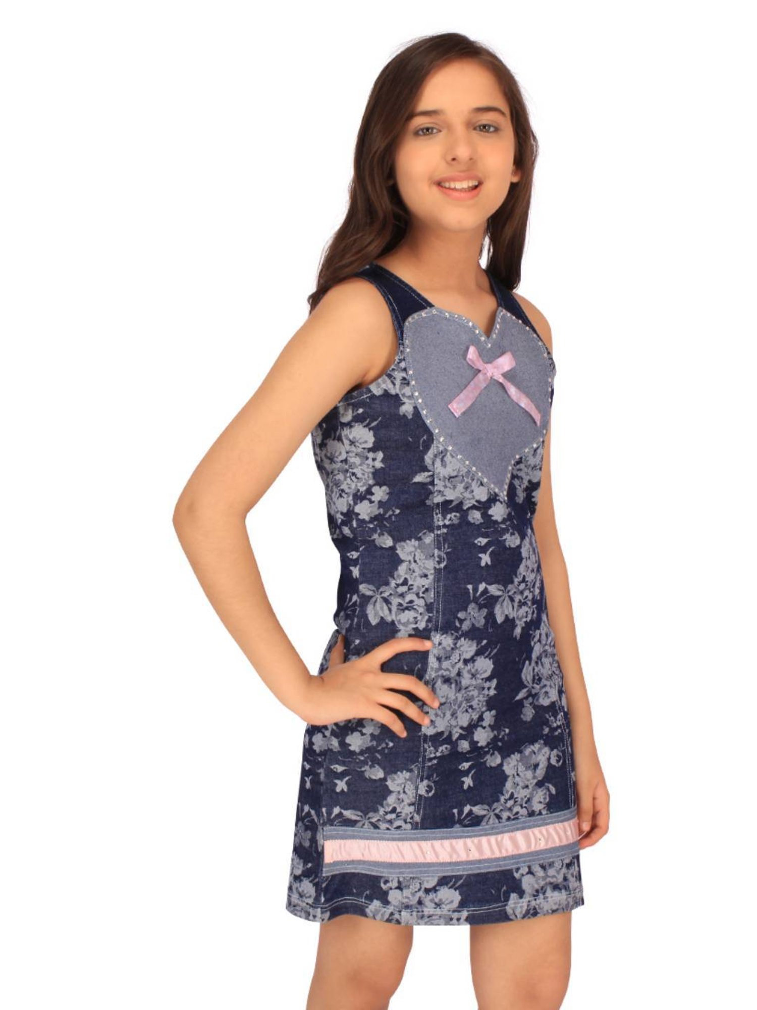 Budding Bees Kids Multicolor Floral Print Dress