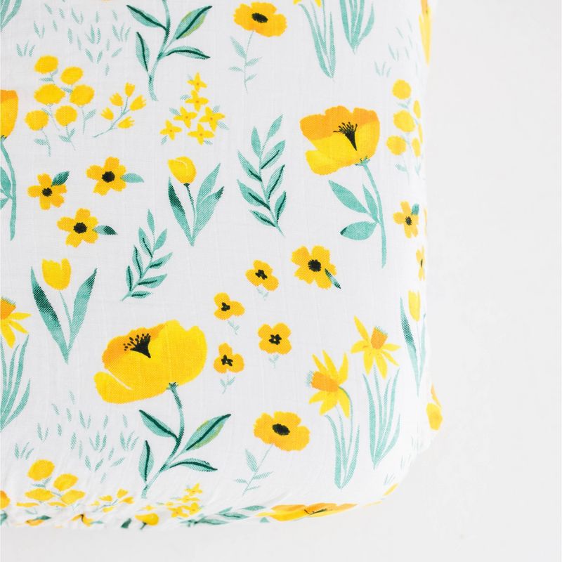 Clementine Kids Buttercup Blossom Crib Sheet