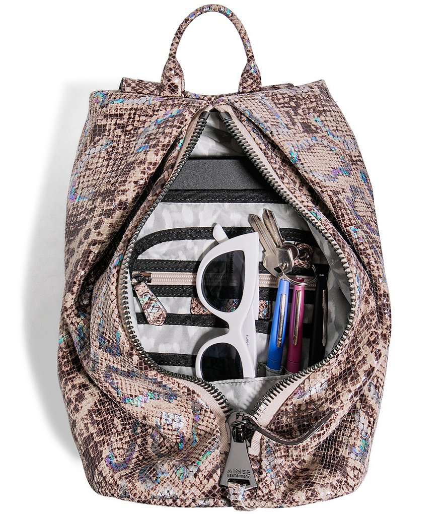 Aimee Kestenberg Tamitha Snake Leather Backpack