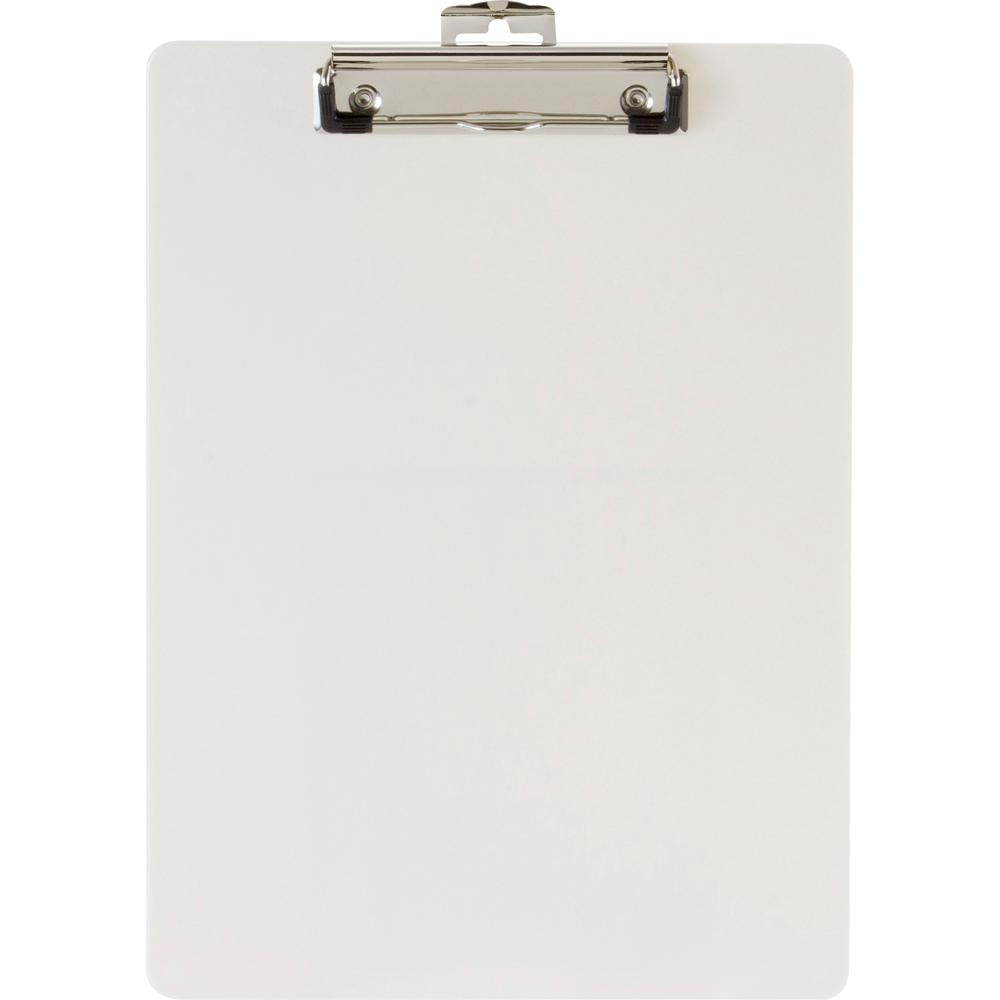 Officemate International Corp. Plastic Clipboard 9"X1/2"X12-1/2" Pearl 83047