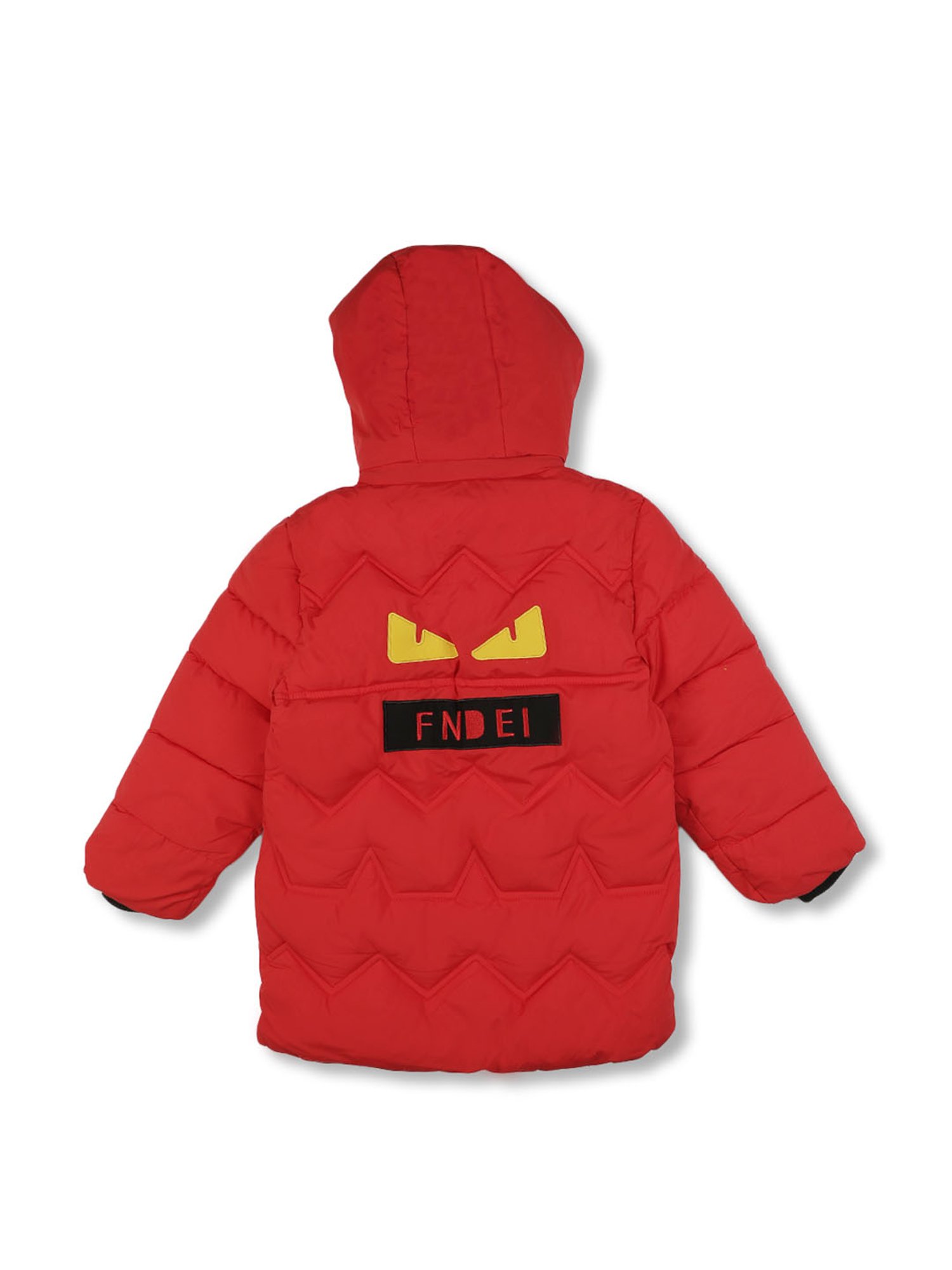 Passion Petals Kids Red Quilted Jacket