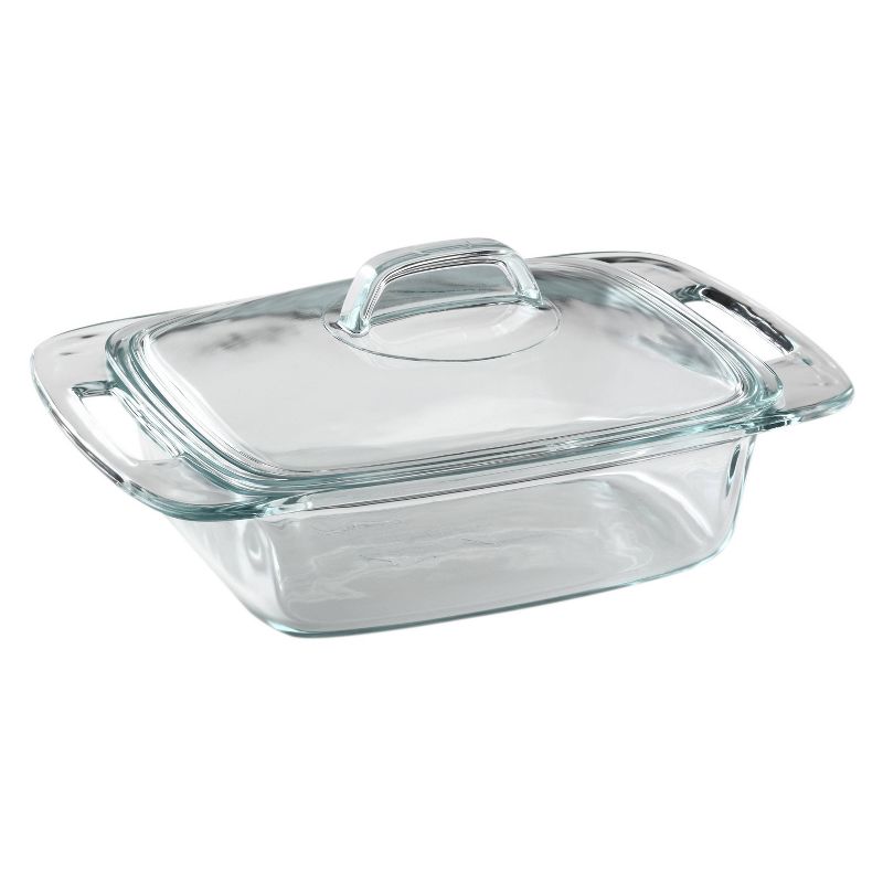 Pyrex Easy Grab 2qt Glass Casserole Dish with Lid