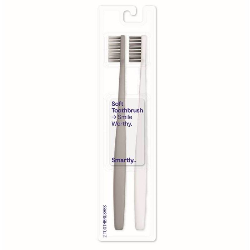 Soft Toothbrush - Trial Size - 2ct - Smartly™