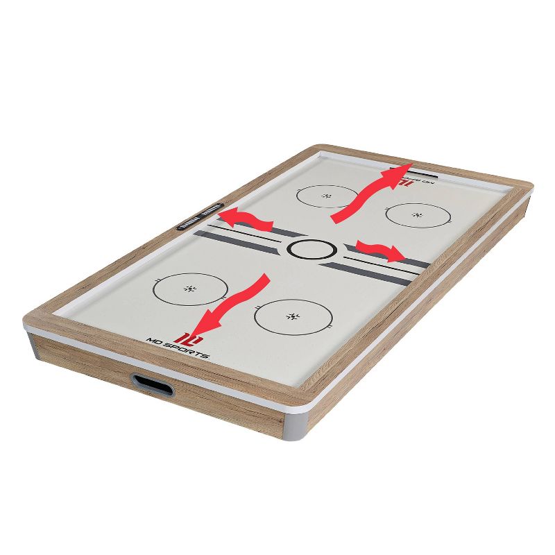MD Sports Hinsdale 84" Air Powered Hockey Table - Brown