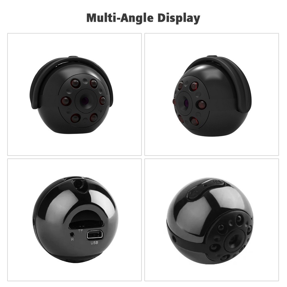 SQ9 1080P Full HD Mini Camera Panoramic 360 Degree Night Vision Small DVR Camcorder Recorder Micro Cam Home Security Monitoring