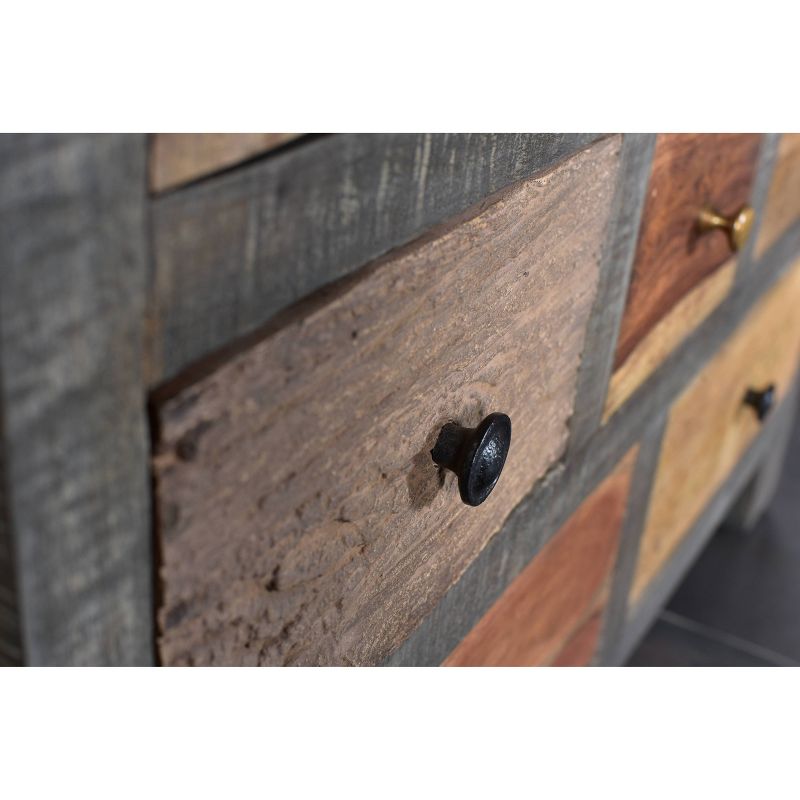 Cosette 8 Drawer 2 Door Cabinet Brown - Treasure Trove Accents