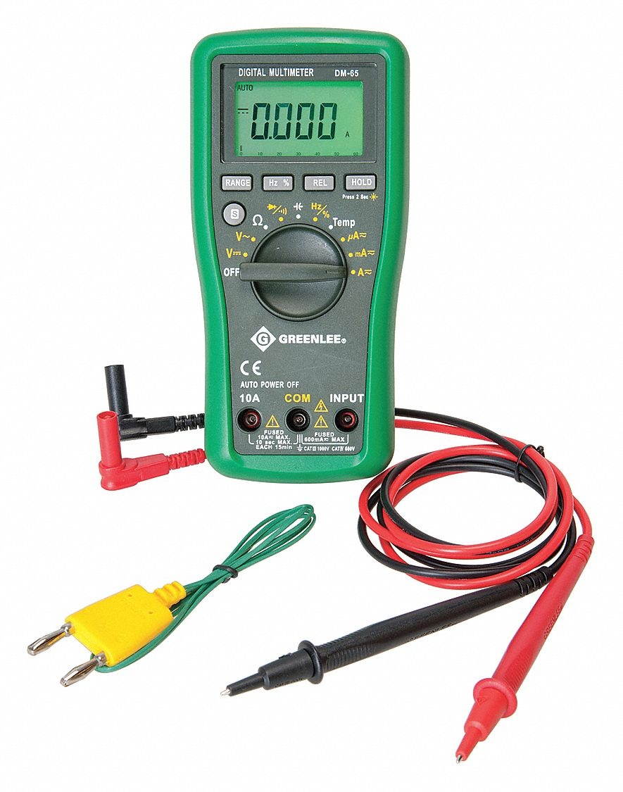 GREENLEE (R) DM-65 Series,  Full Size - General Features,  Digital Multimeter