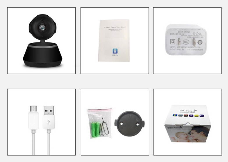 HD IP Camera Wireless Camera Audio Record 720P CMOS Home Security Camera