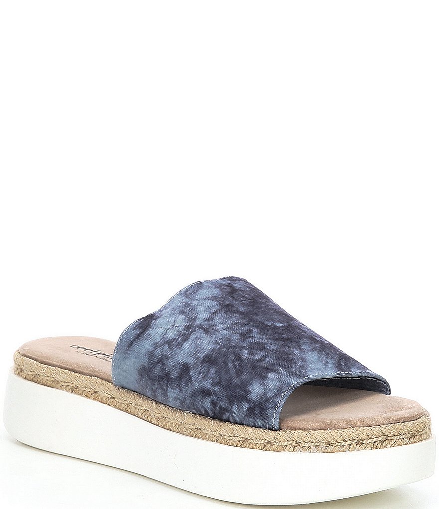 Cool Planet by Steve Madden Juniper Tie-Dye Platform Sandals