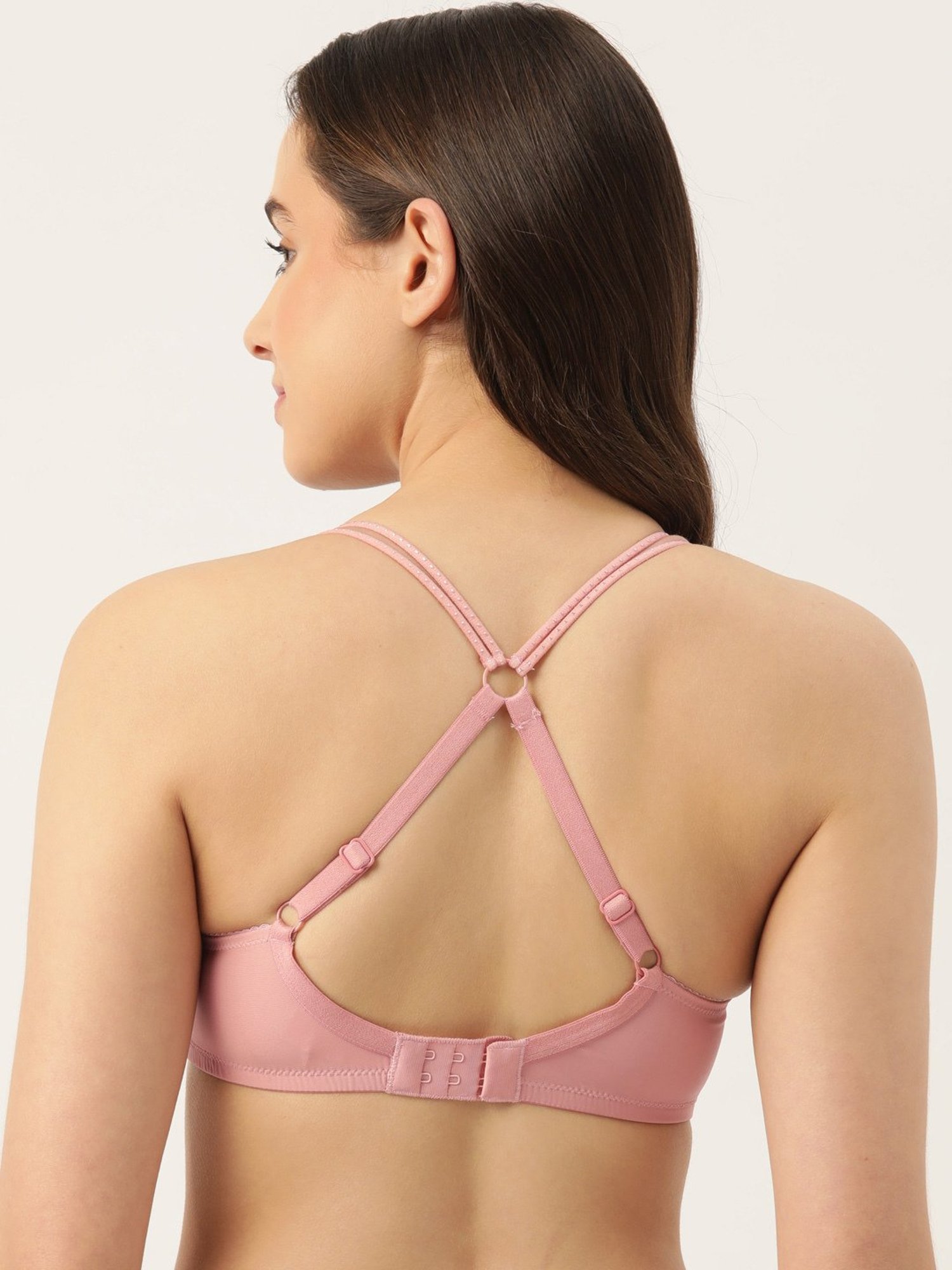 Leading Lady Light Pink Full Coverage T-Shirt Bra