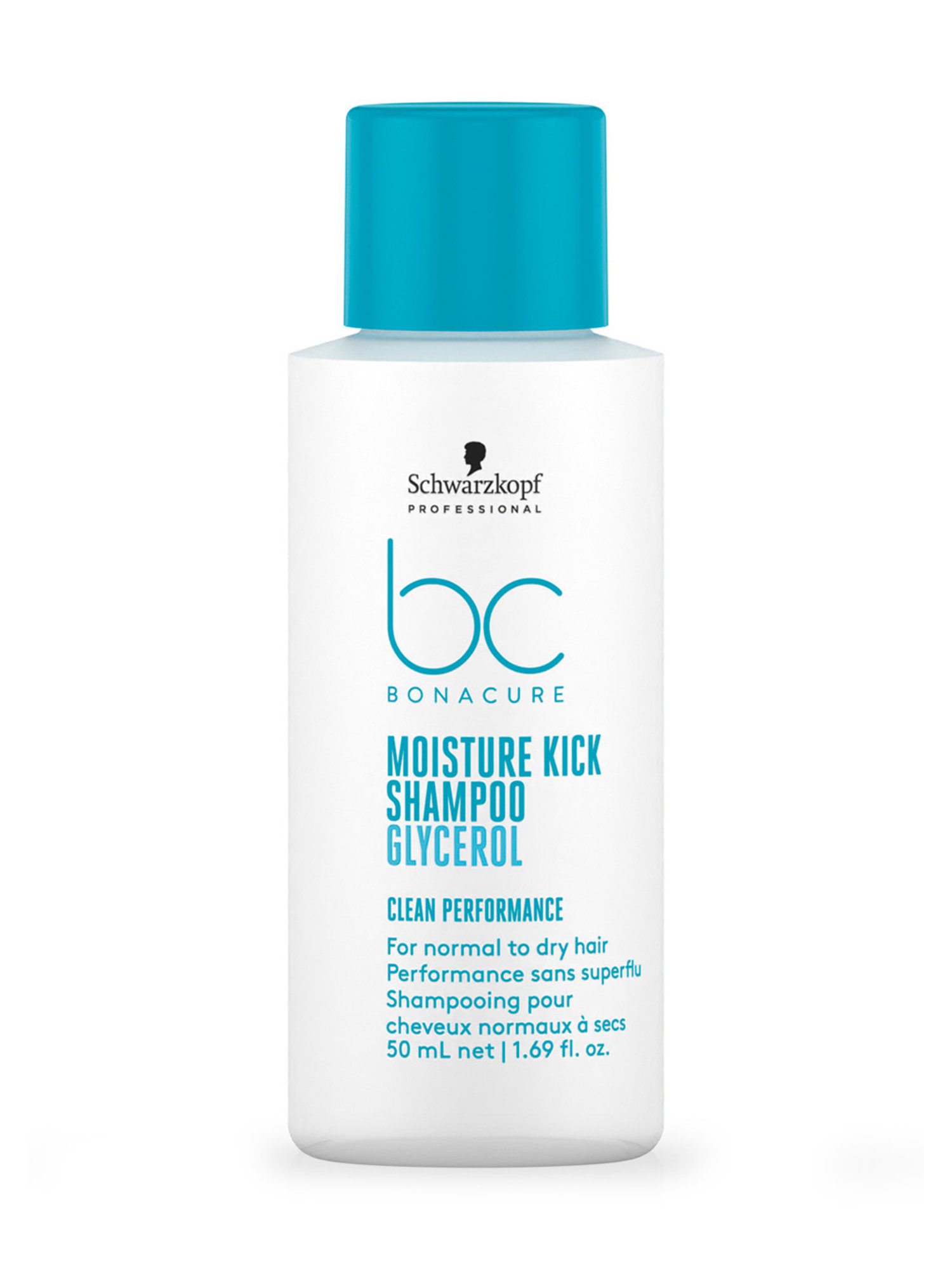 Schwarzkopf Professional Bonacure Moisture Kick Shampoo with Glycerol - 50 ml