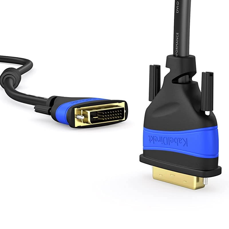 DVI to DVI Dual Link Cable 20 feet DVID 24+1 High Resolution 2560x1600 Digital Video Connection with Ferrite Core amp Double Shielding Top Series