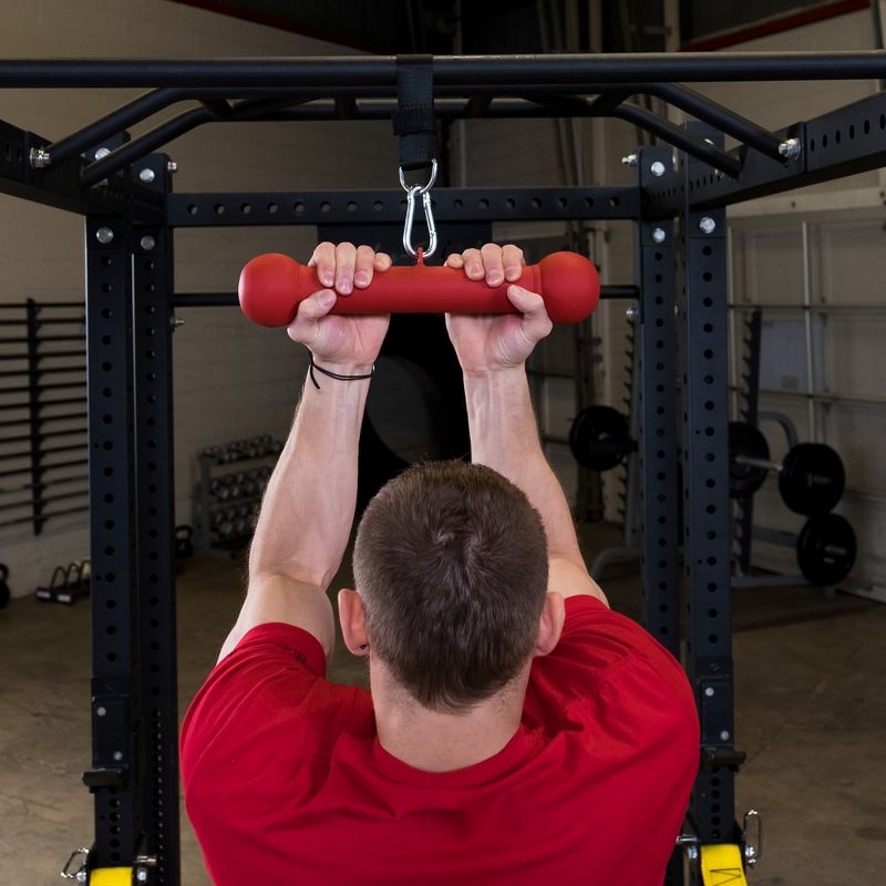 Sunny Health & Fitness Lat Pull Down Attachment Pulley System for Power Racks