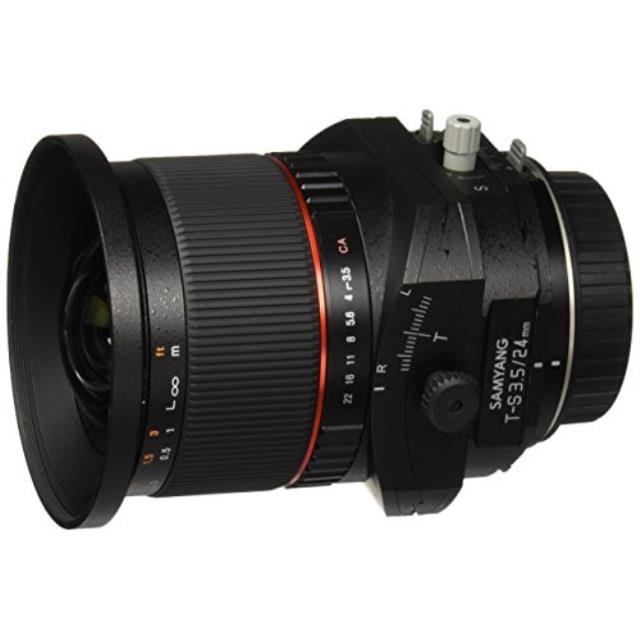 samyang tiltshift syts24c 24mm f/3.5 tilt shift lens for canon