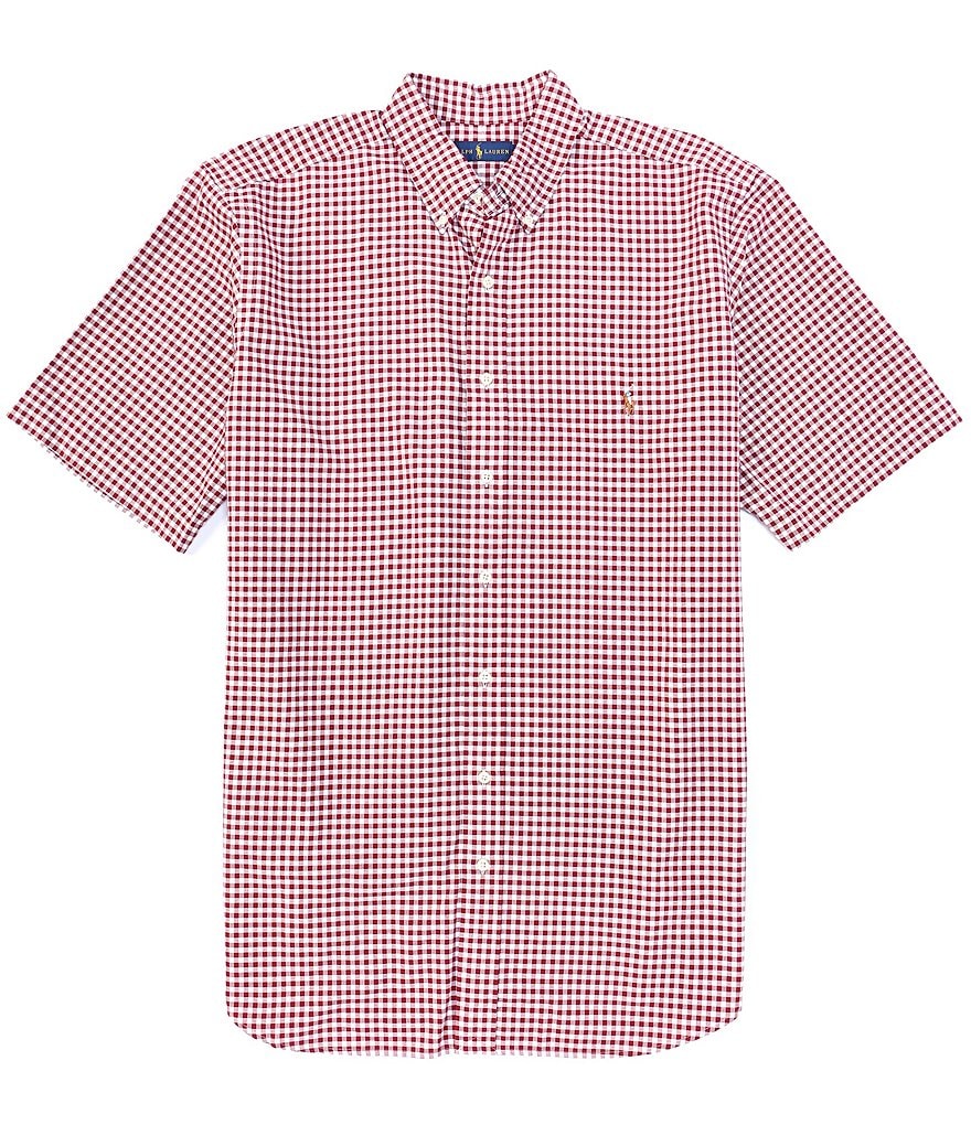 Polo Ralph Lauren Big & Tall Oxford Short-Sleeve Woven Shirt