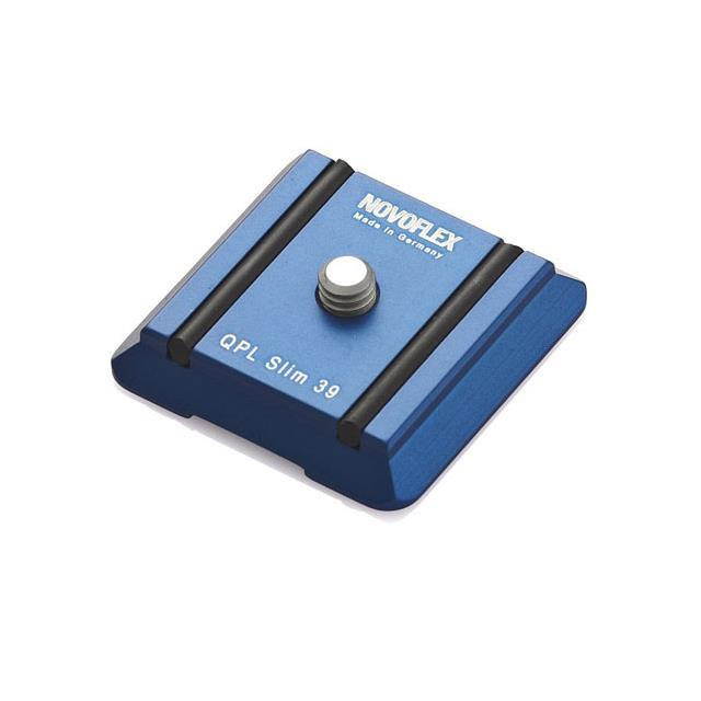 Novoflex QPLSLIM39 Type Slim Plate for Compact Cameras, 1/4"-20 Screw