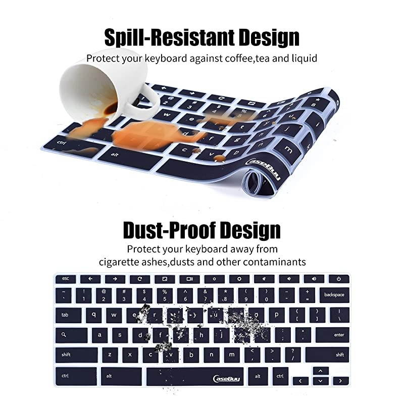 Protective Cover for Samsung Chromebook 3 4 XE310XBA XE500C13 XE501C13 11.6 inch/15.6" Chromebook XE350XBA-K01US XE350XBA-K03US XE350XBA-K05US/Samsung Chromebook Plus V2 12.2", Black