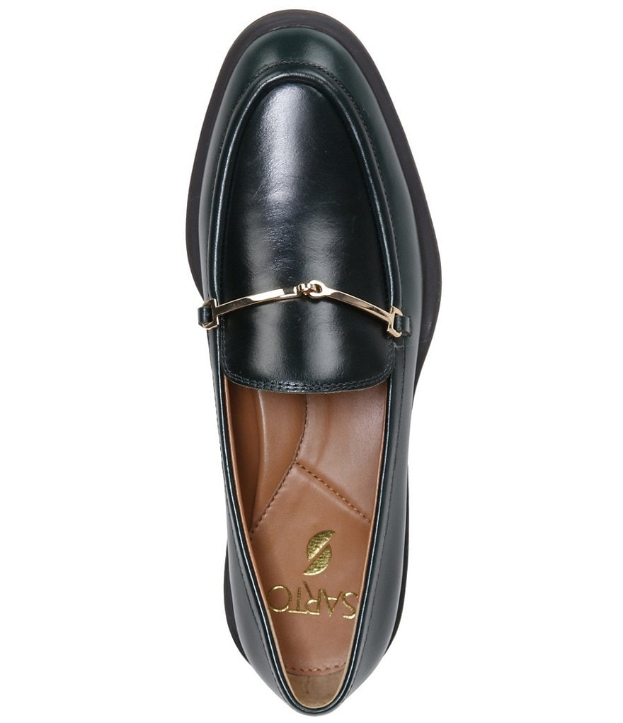 Sarto by Franco Sarto Eda Leather Bit Buckle Loafers