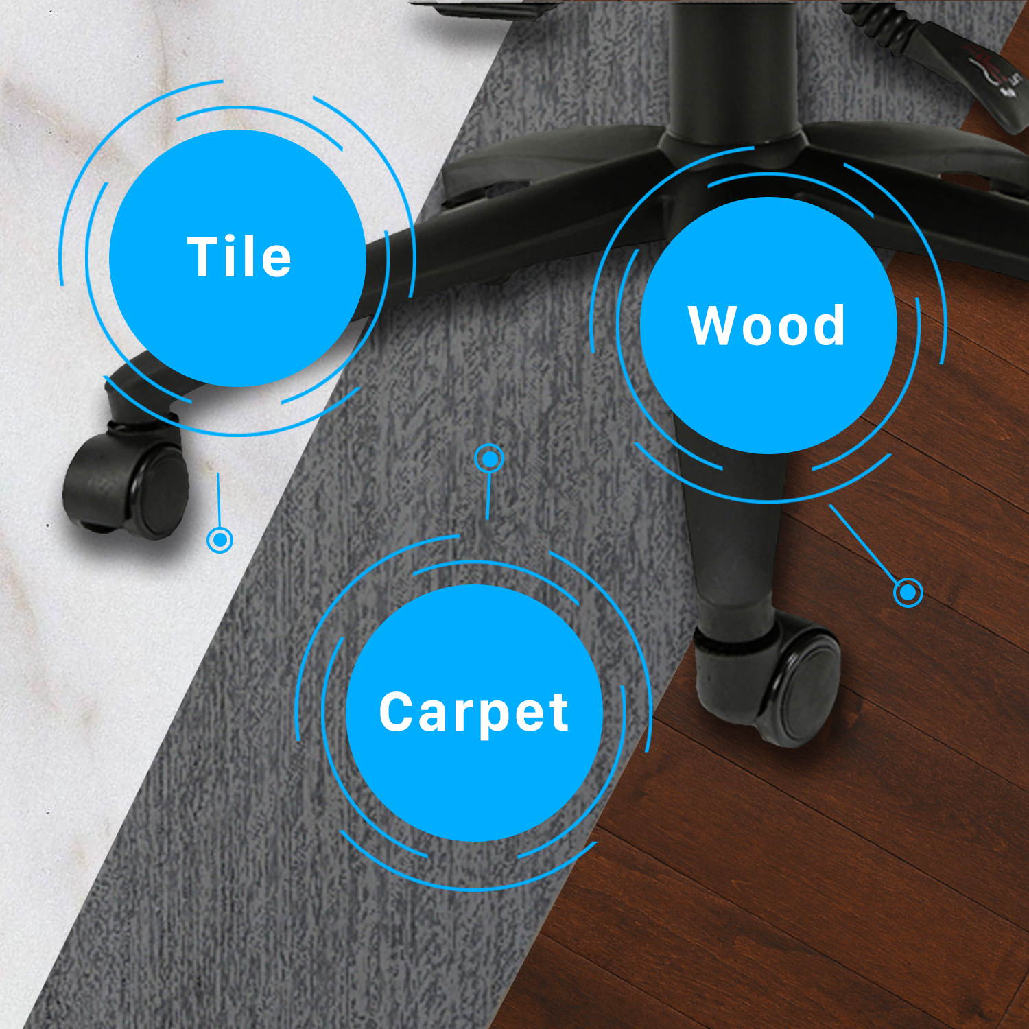 RESPAWN Sidewinder Gaming Chair, PU Leather, in Rage Red (RSP-125-RED)