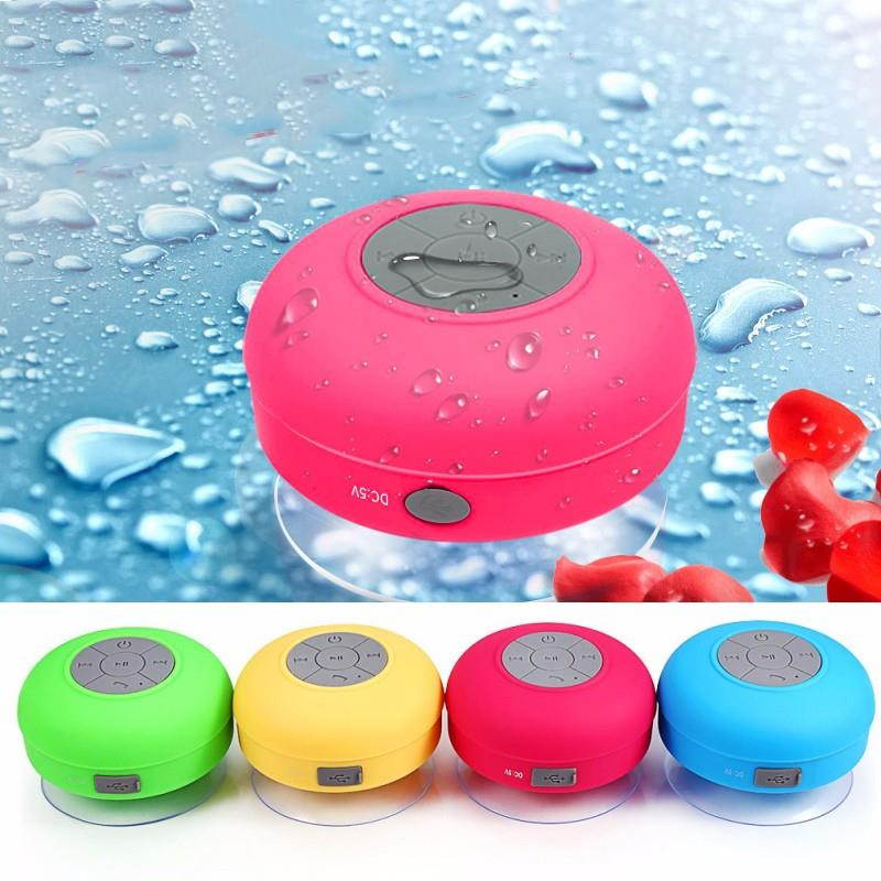 Mini Bluetooth Speaker Portable Waterproof Wireless Handsfree Speakers-White
