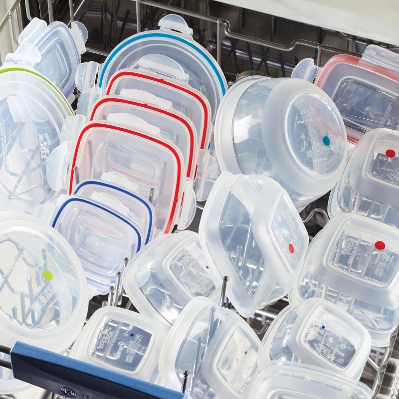 LocknLock Easy Essentials Color Mates Food Storage Container Set - 20pc