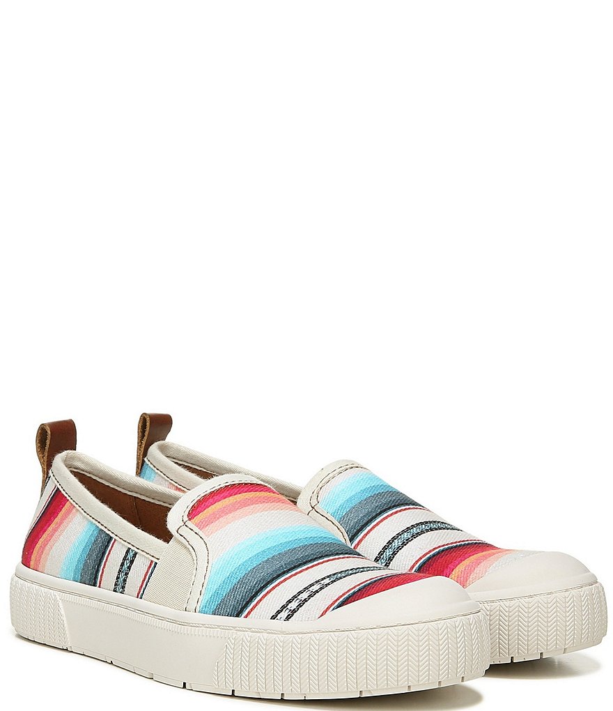 Zodiac Ciara Blanket Stripe Fabric Slip-Ons