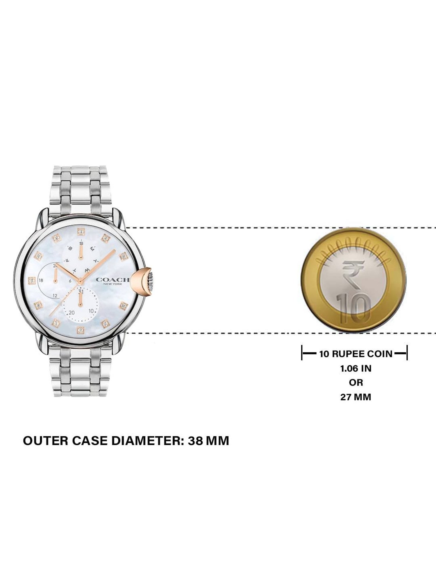 Coach CO14503680W Analog Watch for Women