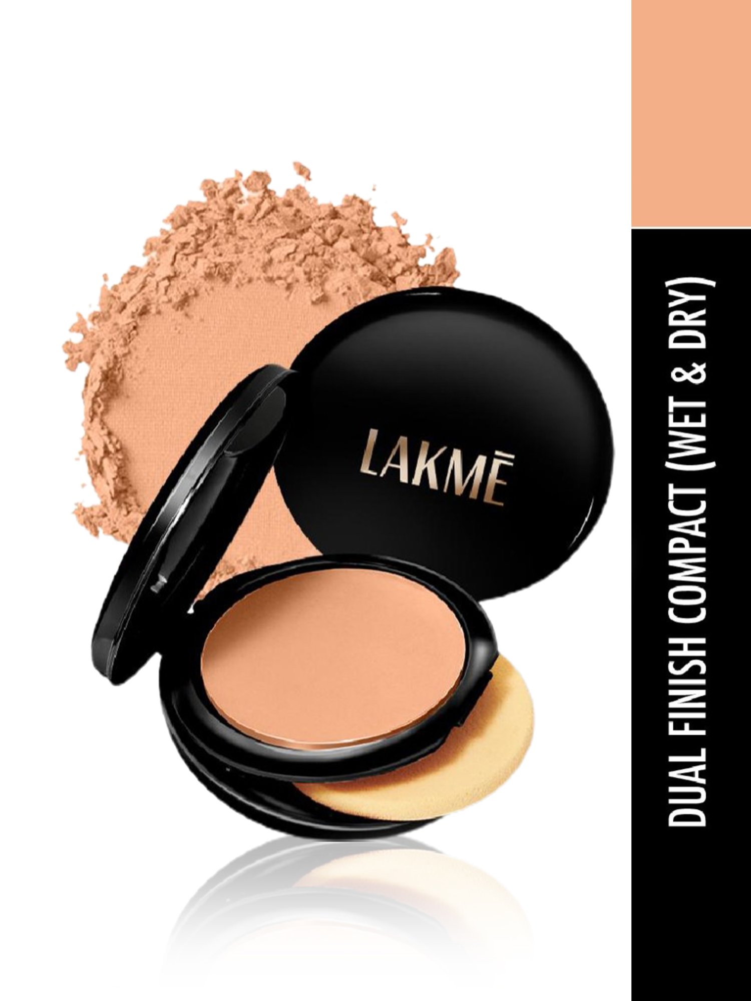 Lakme Dual Finish Compact (Wet & Dry) Rose Fair - 9 gm