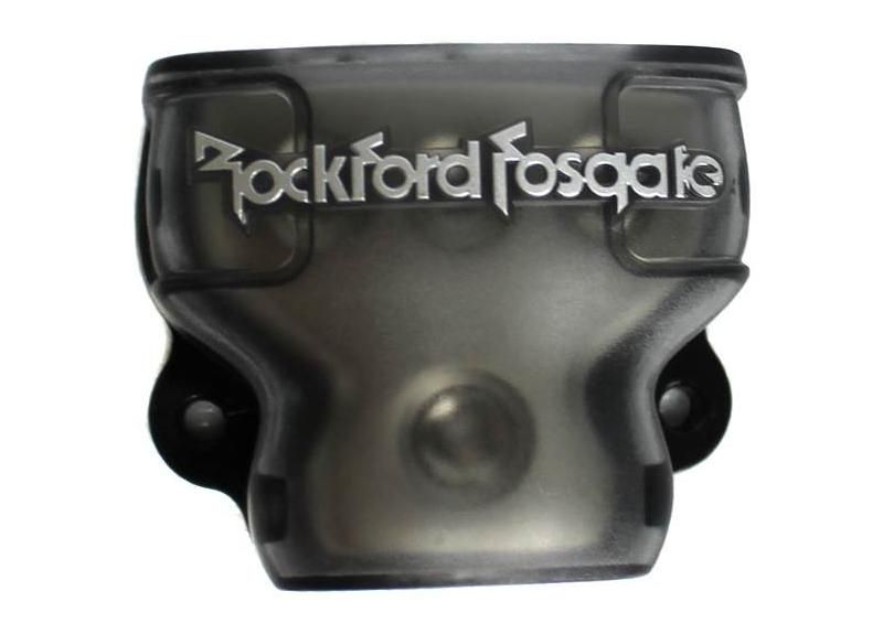 2) ROCKFORD FOSGATE RFD4 0/1/4-Gauge Ga Car Audio Distribution Blocks 1-In 3-Out