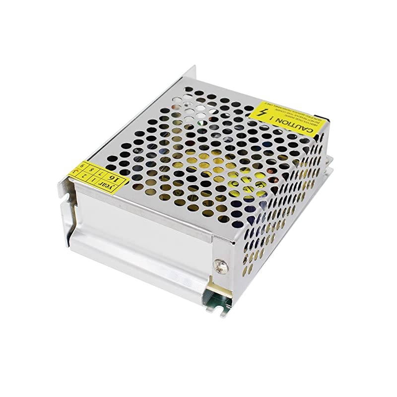 110V/220V AC to DC 24V 2A 48W Switch Power Supply Driver,Power Transformer for CCTV Camera/Security System/LED Strip Light/Radio/Computer Project(24V 2A)