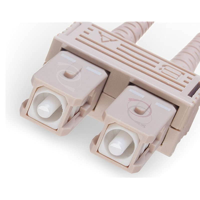 9M OM2 LC SC Fiber Patch Cable | 1Gb Duplex 50125 LC to SC Multimode Jumper 9 Meter 2952ft | Length Options 05M300M | 1gb 10gb mmf upc sfp+ 1gbase mm dplx pvc ofnr om2lcsc