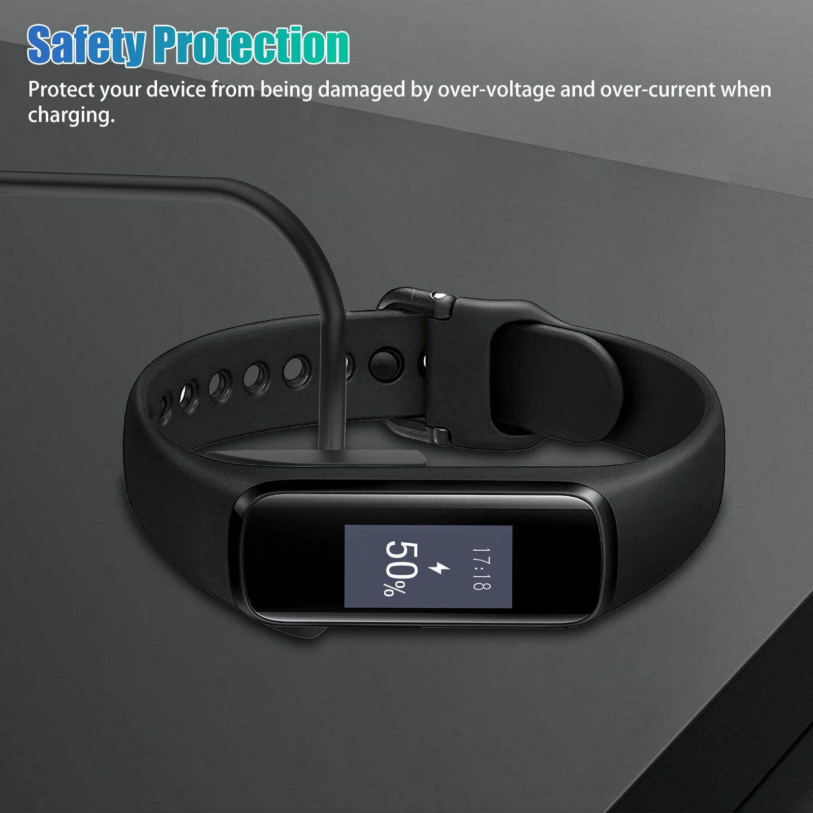 For  Galaxy Fit 2 Smart Watch Wireless Charger Dock USB Charging Cable