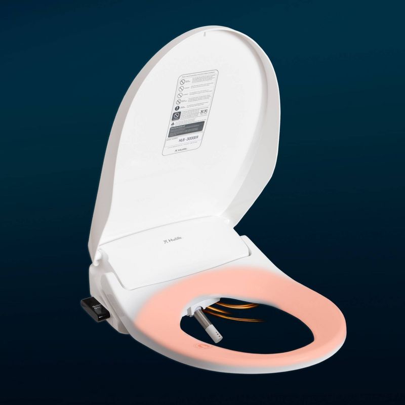 HLB-3000ER Electric Bidet Seat for Elongated Toilets White - Hulife