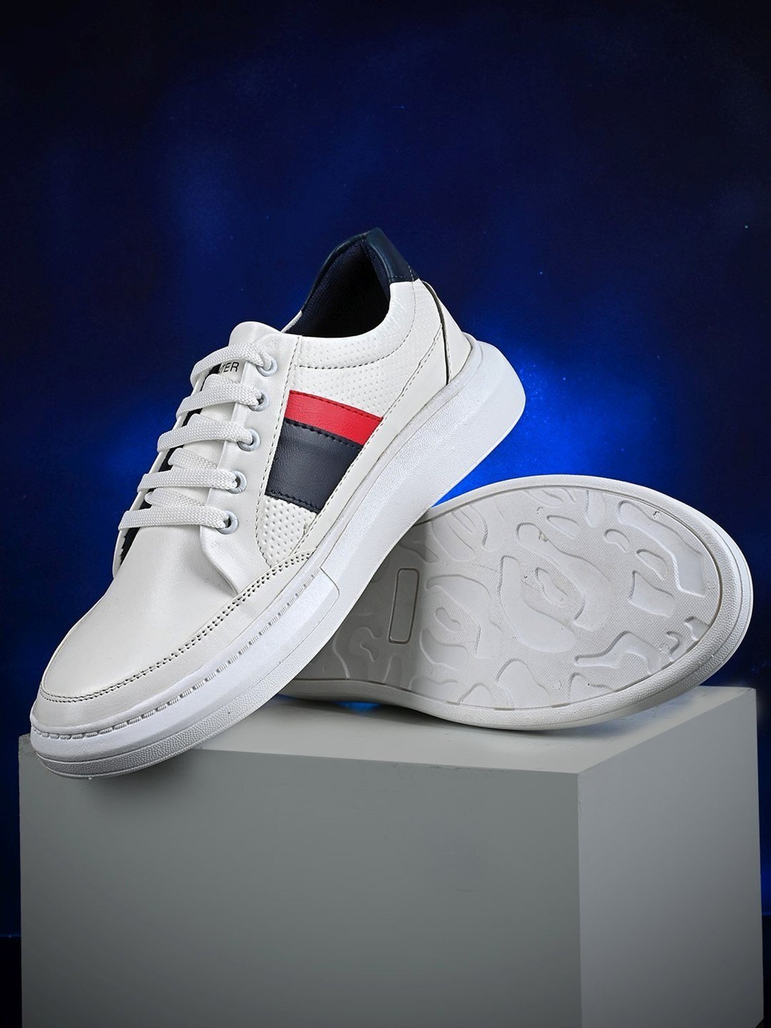 Giorgio Men's White Casual Sneakers
