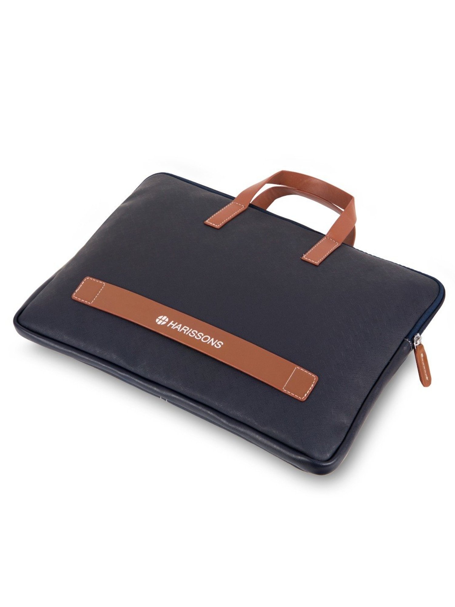 Harissons 15.6 inch Navy Blue Textured Small Laptop Sleeve