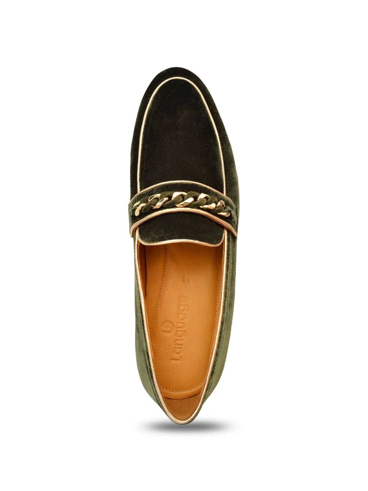 Language Shoes Men's Jim Green Loafers