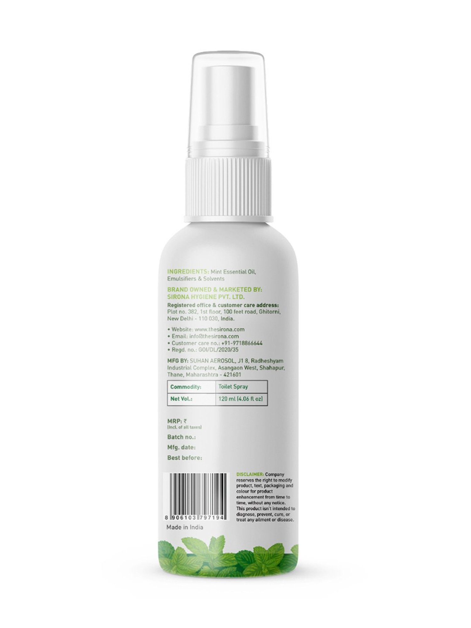 Pee Buddy Poofume Toilet Spray Before You Sit - 120 ml