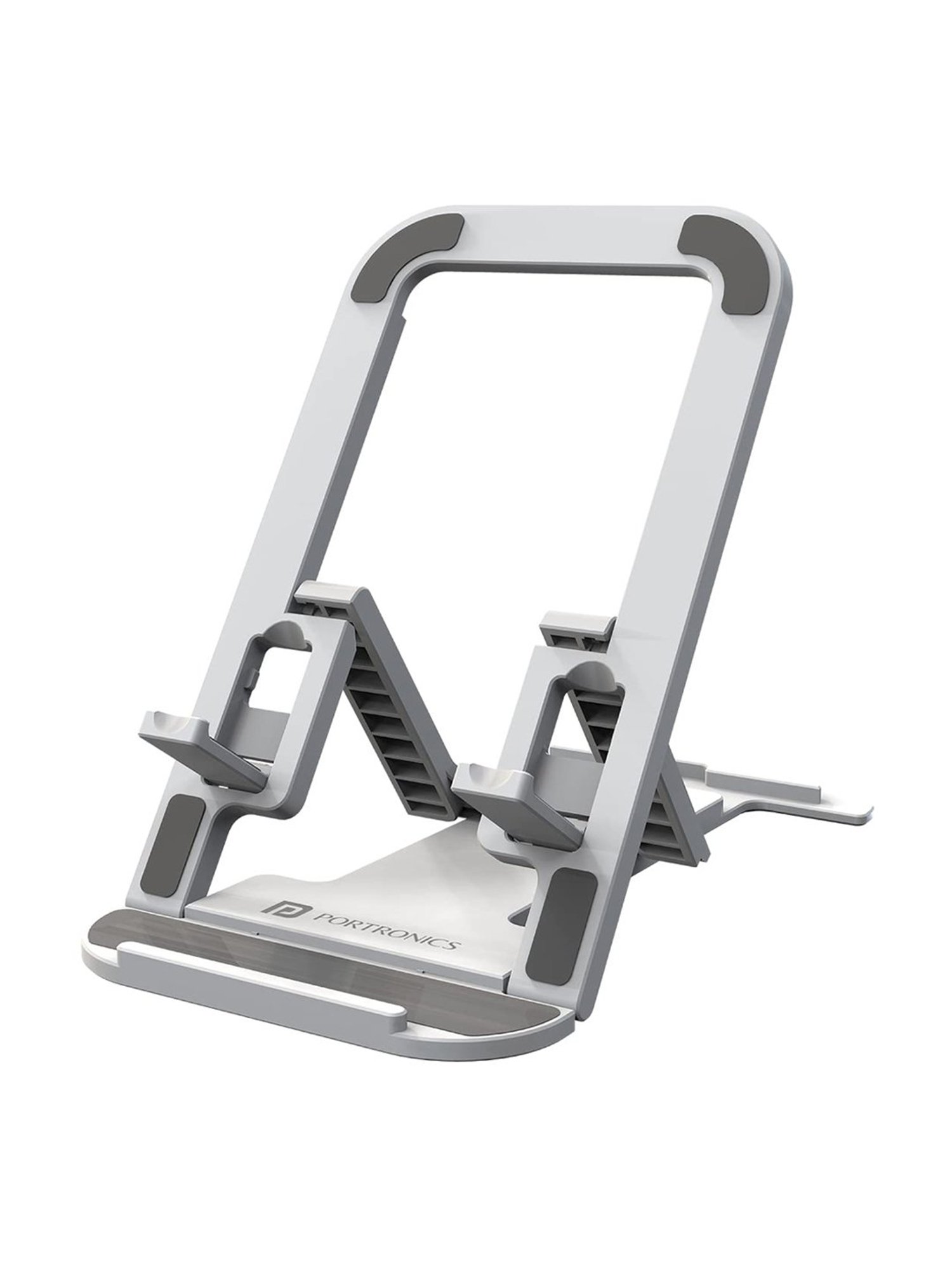 Portronics POR-1804 Modesk 100 Foldable Mobile & Tablet Holder (Grey)