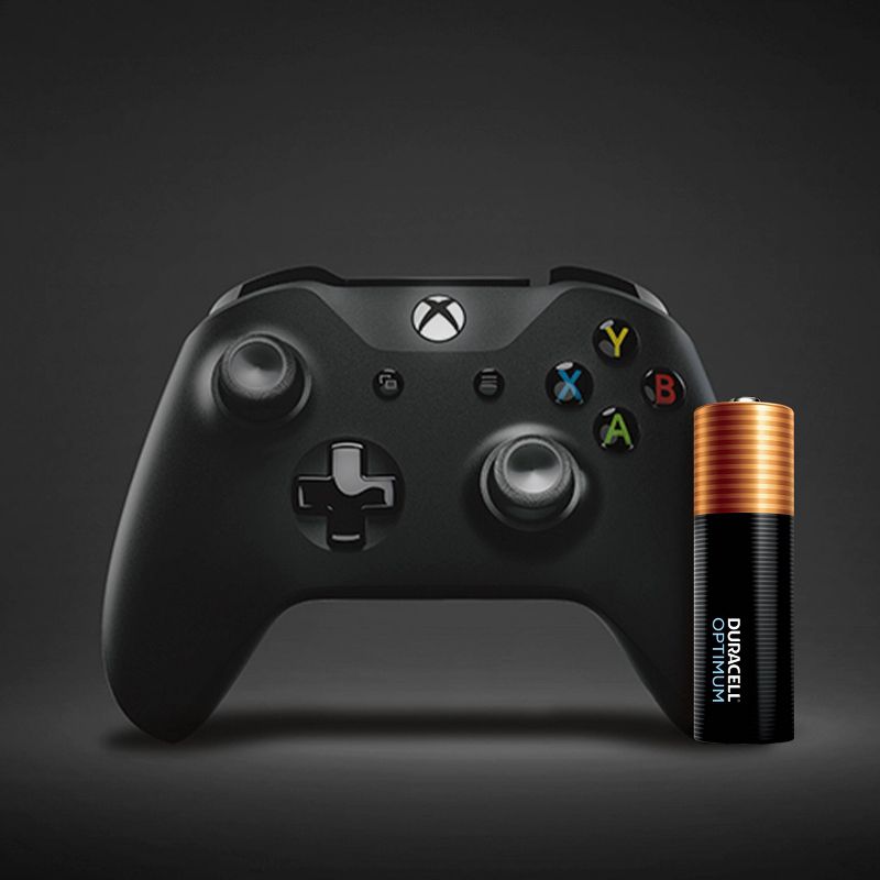 Duracell Optimum AA Batteries - 12 Pack Alkaline Battery with Resealable Tray