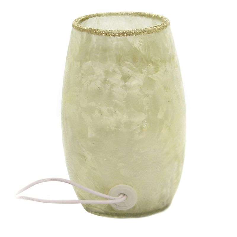 Stony Creek 5.0" Angel Wings Small Pre-Lit Vase Memorial Grief Loss  -  Novelty Sculpture Lights