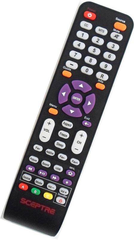 SCEPTRE 142021270009C Remote Control for X40 and Many More