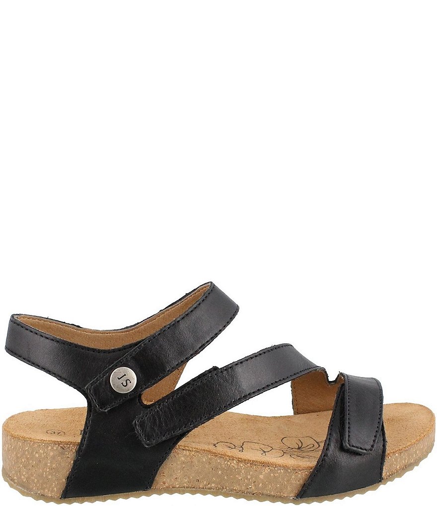 Josef Seibel Tonga 25 Leather Wedge Sandals