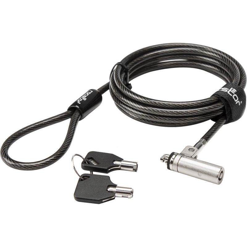 Rocbolt R20 Slim Laptop Security Cable w/ Key Lock & 2 Keys 10mm Lock Head