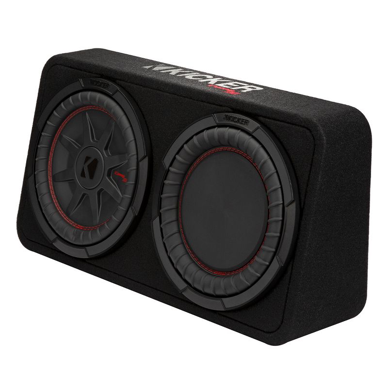 Kicker 48TCWRT102 CompRT Dual 10" 2-Ohm Subwoofer Enclosure