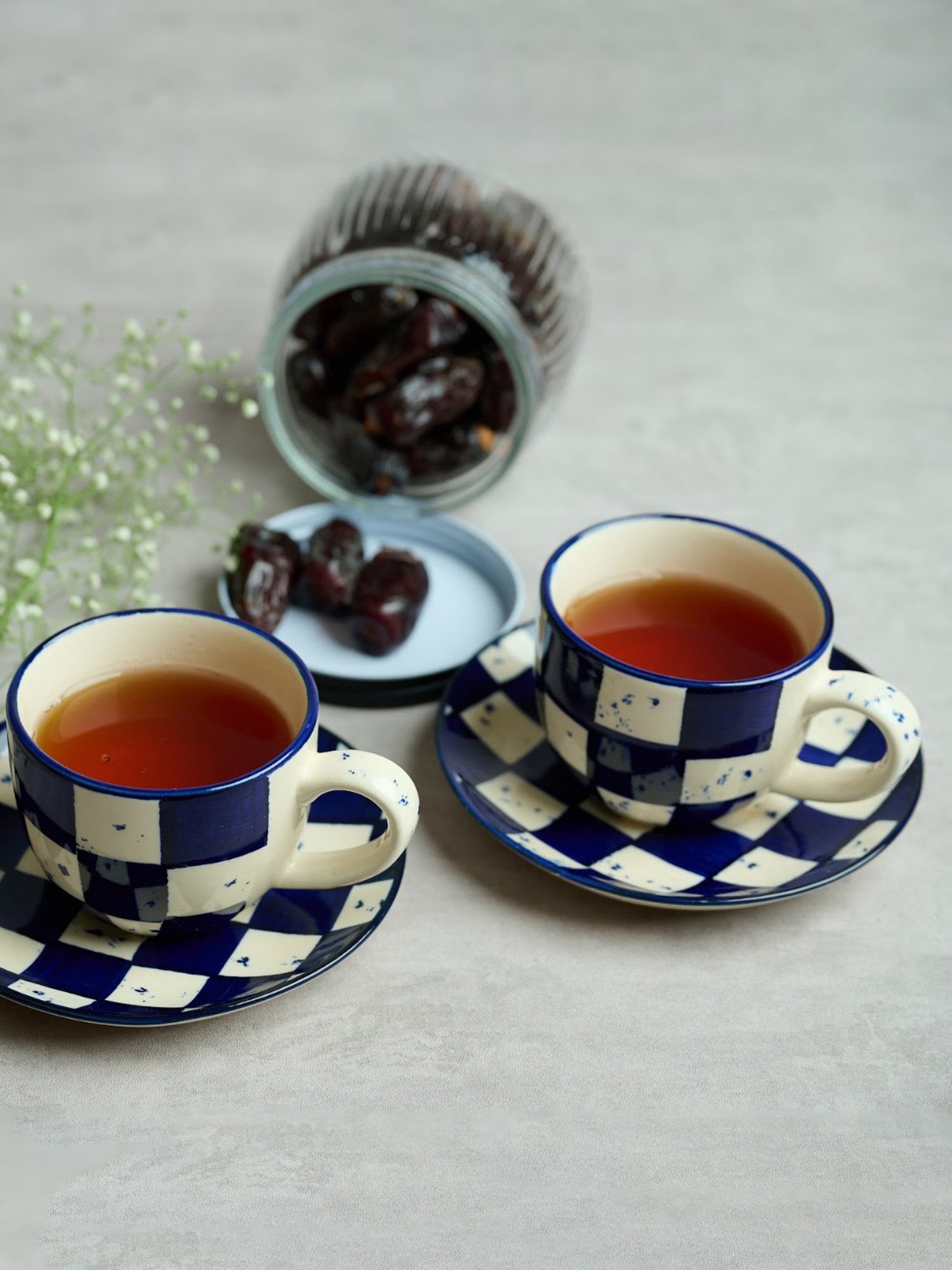 BlackCarrot Ceramic Dinner Set for Couple
