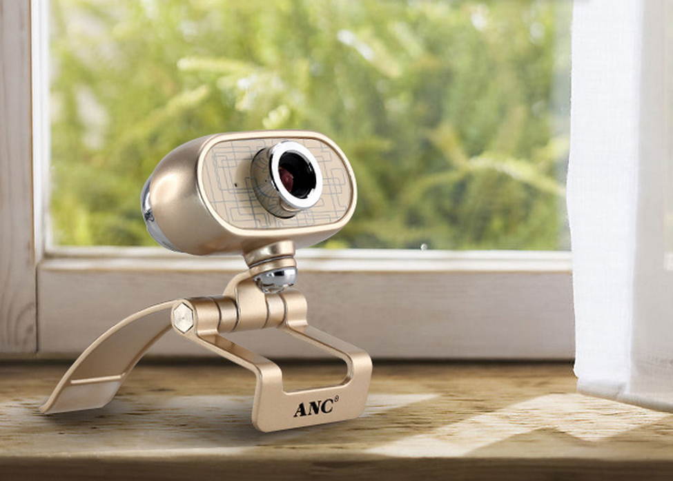 Aoni A9 Full HD 1080P USB Video Webcam with Microphone for PC / Laptop / Smart TV / Skype, Digital Zoom, Clip-On & Freestanding